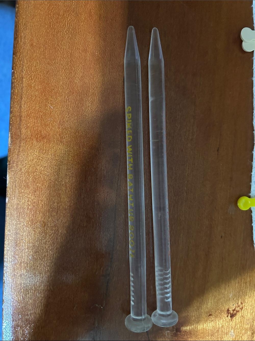 Vintage plastic “Spike-stirs” novelty swizzle sticks